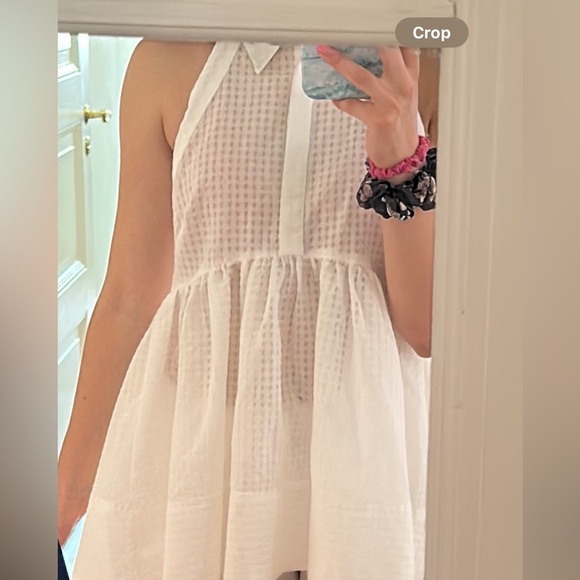 Anthropologie by Maeve White Sleeveless Blouse - Picture 6 of 7